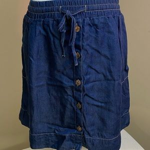 NWT Jean Skirt